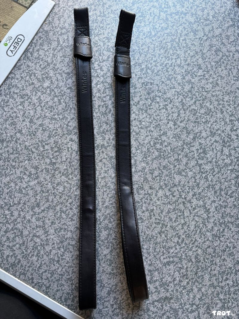 Pair of Black Wintec Webbers Stirrup Leathers – Great Used Condition